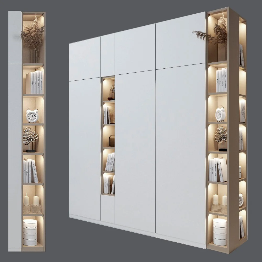 Cupboard with shelves 2